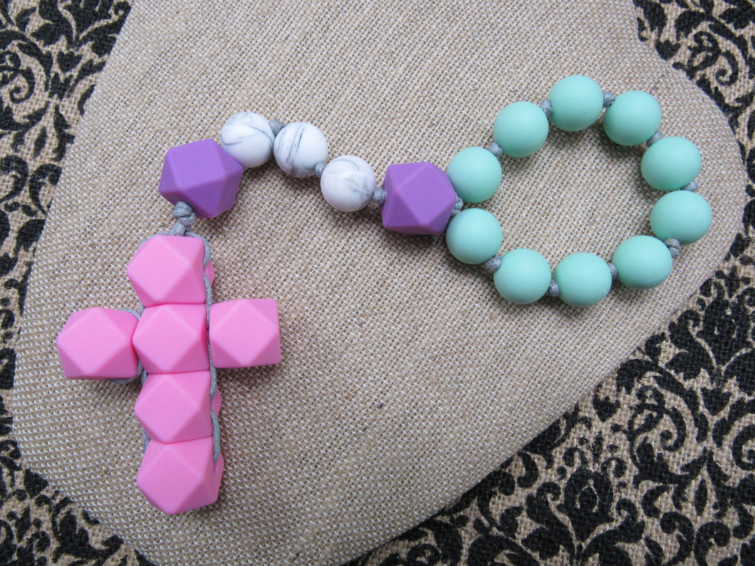 Catholic Teething Single Decade Rosary