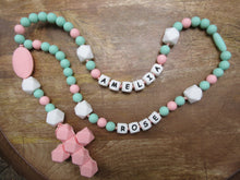 Load image into Gallery viewer, Personalized Catholic Teething Rosary
